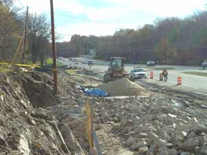 Route 1 construction